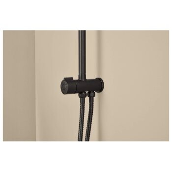 LIVARNO® Überkopfbrauseset, höhenverstellbar (Schwarz) - B-Ware sehr gut