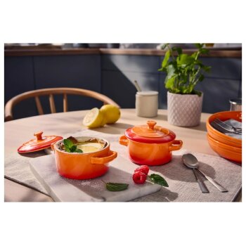 SILVERCREST® Mini-Kochtöpfe, 4-teilig (orange) - B-Ware Transportschaden Kosmetisch
