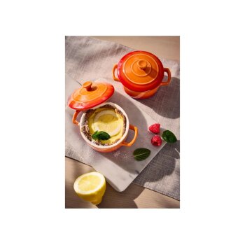 SILVERCREST® Mini-Kochtöpfe, 4-teilig (orange) - B-Ware Transportschaden Kosmetisch