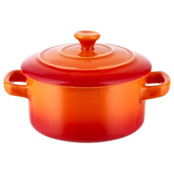 SILVERCREST® Mini-Kochtöpfe, 4-teilig (orange) - B-Ware Transportschaden Kosmetisch