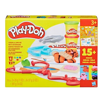 PLAY DOH Buntes Tierarzt Set / Kneten & Bauen Set...