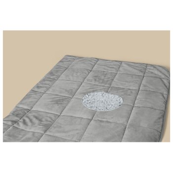 LIVARNO® Gewichtsdecke, 140 x 200 cm, grau - B-Ware sehr gut