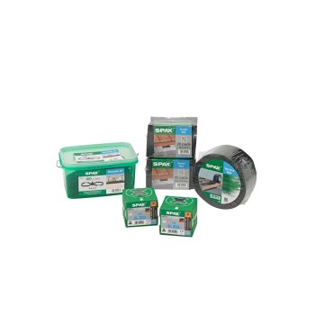 SPAX Terrassenbau-Set, für 6 m² Terrassen -...