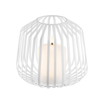 LIVARNO® LED-Kerze im Metallkorb, weiß - B-Ware sehr gut