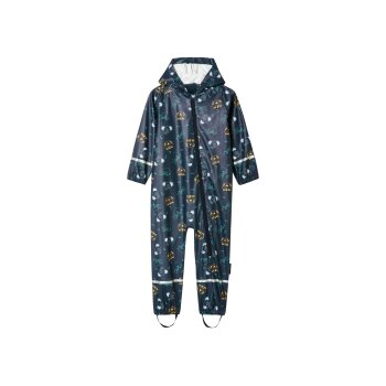 LUPILU® Baby Kleinkinder Matsch- und Buddel-Overall, wind- und wasserdicht (Navy, 74/80) - B-Ware neuwertig