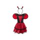 Carnival Kleinkinder-Kostüm Karneval, für Mädchen, 2-teilig, 122/128, Marienkäfer - B-Ware neuwertig