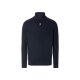 LIVERGY® Herren Troyer aus Grobstrick, mit Bündchen (Navy, S (44/46)) - B-Ware neuwertig