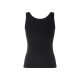 esmara® Damen Achselhemd in anschmiegsamer Feinripp-Qualität (Schwarz, S(36/38)) - B-Ware neuwertig