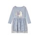DISNEY Kinder-Kleid Disney World, mit recyceltem Material, 122/128, Frozen - B-Ware neuwertig