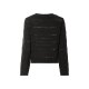 ESMARA® Damen Strickpullover aus weichem Ajour-Strick (Schwarz, L(44/46)) - B-Ware neuwertig