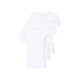 LIVERGY® Herren Feinripp-Unterziehshirts, 3 Stück (Rundhals, weiß, 5/M) - B-Ware neuwertig