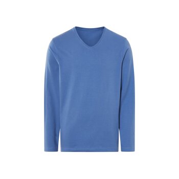 LIVERGY® Herren Pyjama, mit Gummizugbund (Blau, S(44/46)) - B-Ware neuwertig