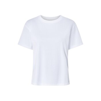 ESMARA® Damen T-Shirt aus reiner Bio-Baumwolle (Weiß, XS(32/34)) - B-Ware neuwertig