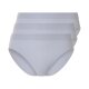 esmara® Damen Slips, 3 Stück, in modischer Ripp-Qualität (Blau, M(40/42)) - B-Ware neuwertig