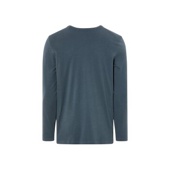 LIVERGY® Herren Langarmshirts, 2 Stück, reine Baumwolle (petrol/schwarz, L(52/54)) - B-Ware neuwertig