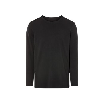 LIVERGY® Herren Langarmshirts, 2 Stück, reine Baumwolle (petrol/schwarz, L(52/54)) - B-Ware neuwertig