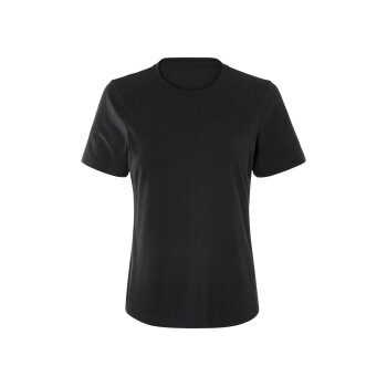 ESMARA® Damen T-Shirt, aus reiner Baumwolle (Schwarz, L(44/46)) - B-Ware neuwertig
