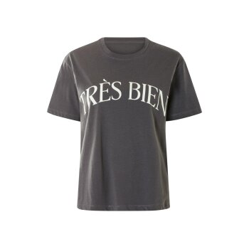 ESMARA® Damen-T-Shirt, aus reiner Bio-Baumwolle, M, grau - B-Ware neuwertig