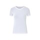 ESMARA® Damen-T-Shirt, in modischer Ripp-Qualität, S, weiß - B-Ware neuwertig