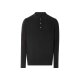 LIVERGY® Herren Poloshirt, aus weichem Struktur-Strick (Schwarz, M (48/50)) - B-Ware neuwertig