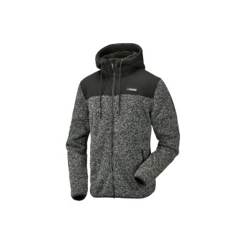 PARKSIDE® Herren-Strickfleece-Jacke, mit warmen Teddyfutter, L, schwarz - B-Ware neuwertig