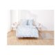 LIVARNO home Bettwäsche-Set Renforce, 160 x 200 cm, Blumen/blau - B-Ware neuwertig