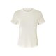 ESMARA® Damen T-Shirt, in modischer Ripp-Qualität (weiß, M(40/42)) - B-Ware neuwertig