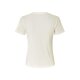 ESMARA® Damen T-Shirt, in modischer Ripp-Qualität (weiß, M(40/42)) - B-Ware neuwertig