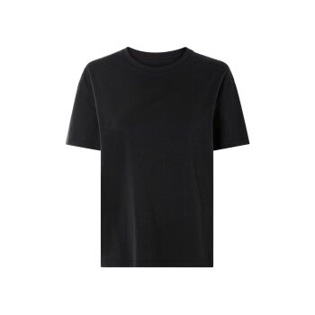 ESMARA® Damen T-Shirt, aus reiner Bio-Baumwolle (Schwarz, M (40/42)) - B-Ware neuwertig