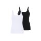 ESMARA Still-Tanktop für Damen, 2er-Pack, M 42/44, schwarz/weiß - B-Ware neuwertig