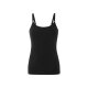 ESMARA Still-Tanktop für Damen, 2er-Pack, M 42/44, schwarz/weiß - B-Ware neuwertig