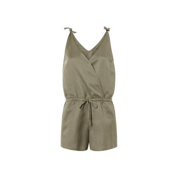 ESMARA® Damen Jumpsuit mit Leinen (Olive, 36) - B-Ware neuwertig