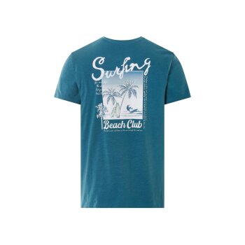 LIVERGY® Herren-T-Shirt, aus reiner Baumwolle, XL, blau - B-Ware neuwertig