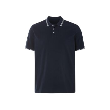 LIVERGY® Herren Poloshirt, in hochwertiger Pikee-Qualität (Navy, XXL (60/62)) - B-Ware neuwertig