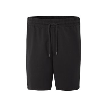 LIVERGY® Herren Sweatshorts, mit Rollkante am Saum (Schwarz, XL (56/58)) - B-Ware neuwertig