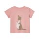 lupilu® Baby T-Shirt, ökologischer Textildruck (pink, 50/56) - B-Ware neuwertig