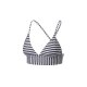 CRIVIT Damen-Bikini-Oberteil, 38, schwarz/weiß - B-Ware neuwertig
