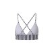 CRIVIT Damen-Bikini-Oberteil, 38, schwarz/weiß - B-Ware neuwertig