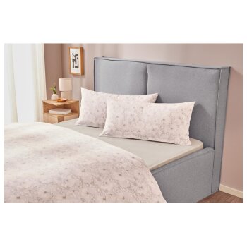 LIVARNO home Satin-Kissenbezüge, 2 Stück, 80 x 40 cm (Sand) - B-Ware neuwertig