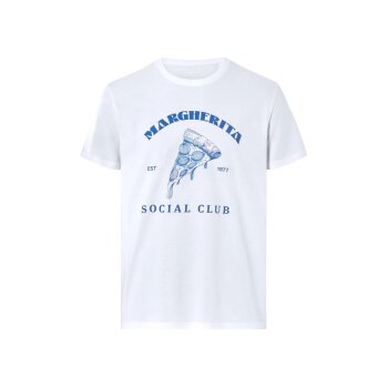 LIVERGY® Herren T-Shirt, mit Print (Weiss, M (48/50)) - B-Ware neuwertig