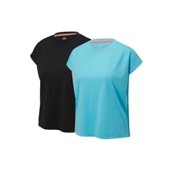 CRIVIT 2er Set Damen-Funktions-T-Shirts, mit UV-Schutz,...