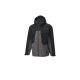 CRIVIT Herren Allwetterjacke, verlängerte Rückseite (Schwarz/Grau, XL (56/58)) - B-Ware neuwertig