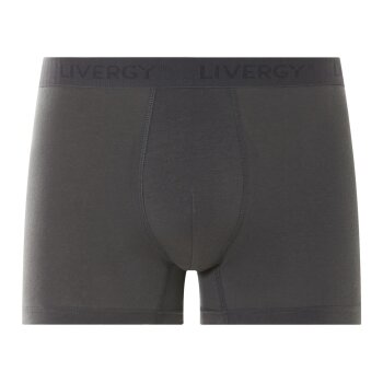 LIVERGY® Herren Boxer, 5 Stück, mit hohem Baumwollanteil (Schwarz/Grau, 7/XL) - B-Ware neuwertig
