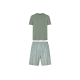 Esmara® MEN Herrenpyjama, XL56/58, grün - B-Ware neuwertig