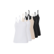 esmara® Damen Spaghettitops, 5 Stück (S(36/38)) - B-Ware neuwertig