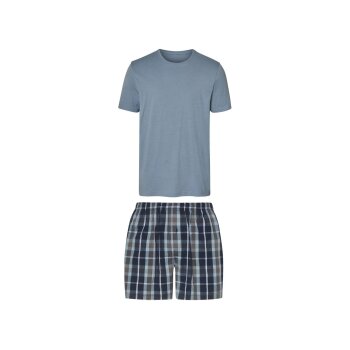 esmara Men Herren Pyjama (blau/navy/grau, XXL (60/62)) -...