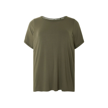 esmara® T-Shirt, mit Rundhalsausschnitt (Olive, XXL(52/54)) - B-Ware neuwertig