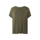 esmara® T-Shirt, mit Rundhalsausschnitt (Olive, XXL(52/54)) - B-Ware neuwertig