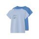 lupilu® Kinder-T-Shirts, 2 Stück (hellblau/blau, 110/116) - B-Ware neuwertig