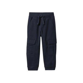 LUPILU® Kinder-Cargojogger, mit elastischem Bund, 110/116, navy - B-Ware neuwertig